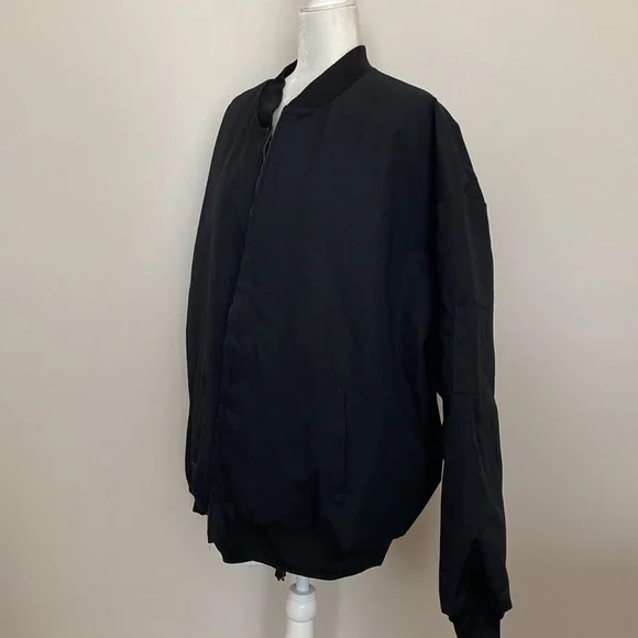 NWOT Red Cap workwear Men's Black Bomber Jacket